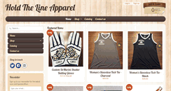 Desktop Screenshot of holdthelineapparel.com